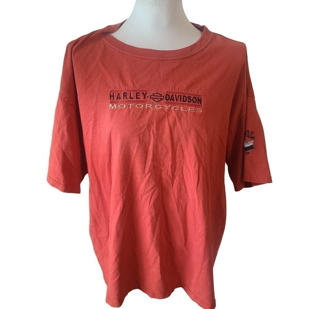 VINTAGE Harley Davidson embroidered tee xl